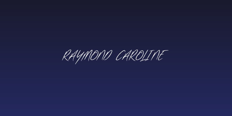 Raymond Caroline Social Header