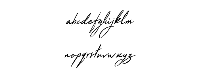 Raymond Caroline Font LOWERCASE