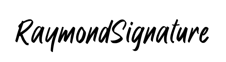 Raymond Signature  لخطوط تنزيل