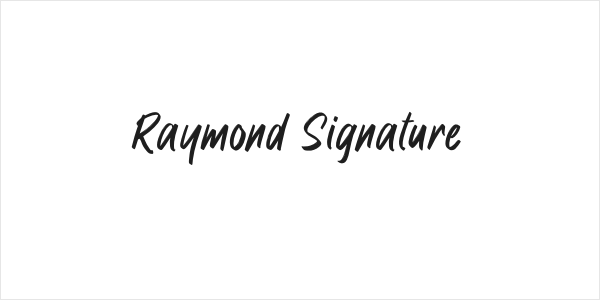 Raymond Signature Logo