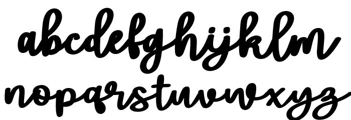 Raymond Font LOWERCASE