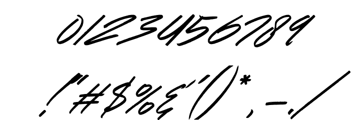Raynoss Italic Font OTHER CHARS