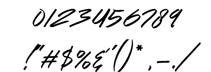 Raynoss Font OTHER CHARS