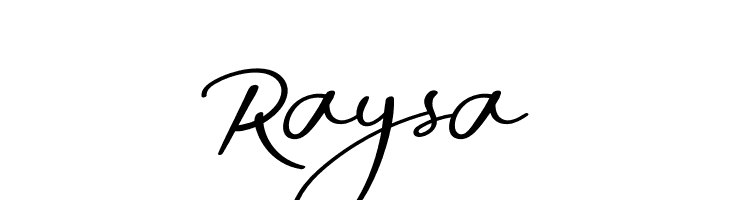 Raysa  免费字体下载