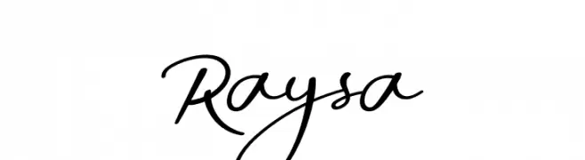Raysa  Frei Schriftart Herunterladen