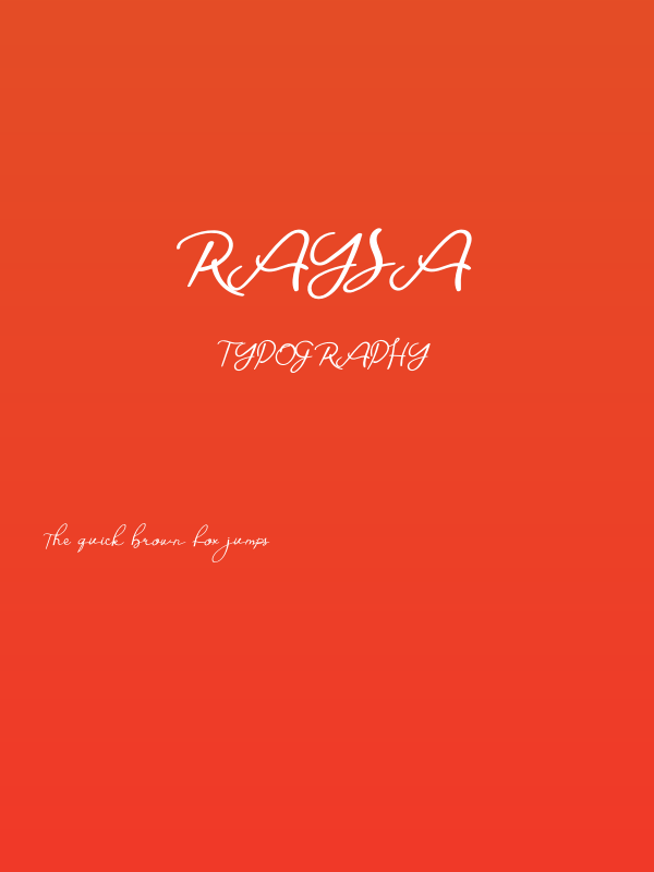 Raysa Poster
