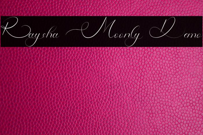 Raysha Moonly Demo Example 1