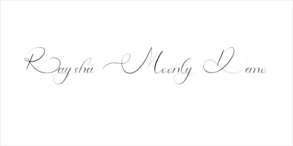 Raysha Moonly Demo Logo