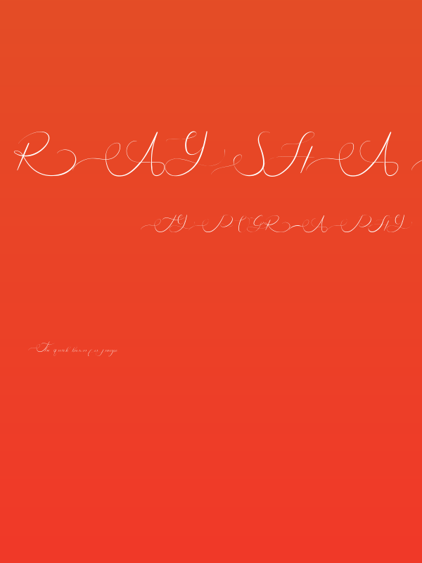 Raysha Moonly Demo Poster