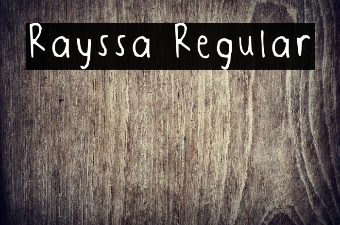 Rayssa Regular Example 1