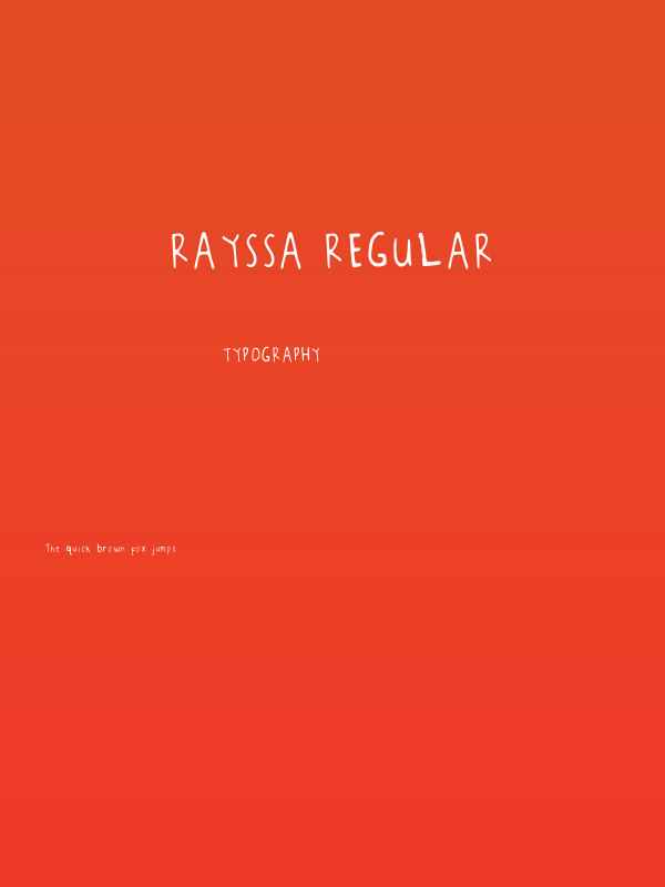 Rayssa Regular Poster