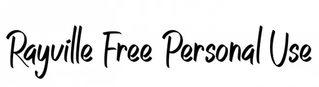 Rayville Free Personal Use  नि: शुल्क फ़ॉन्ट्स डाउनलोड