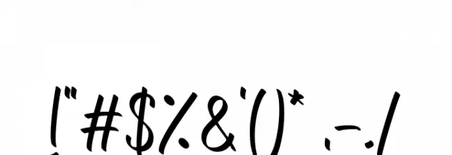 Rayville Free Personal Use Font OTHER CHARS