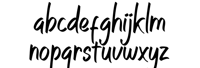 Rayville Free Personal Use Font LOWERCASE