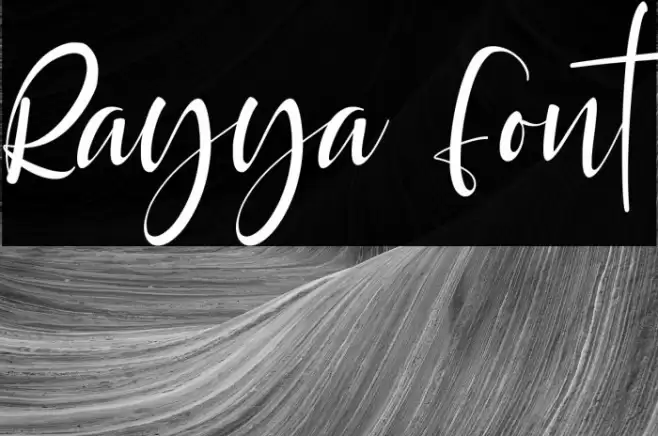 Rayya Font examples