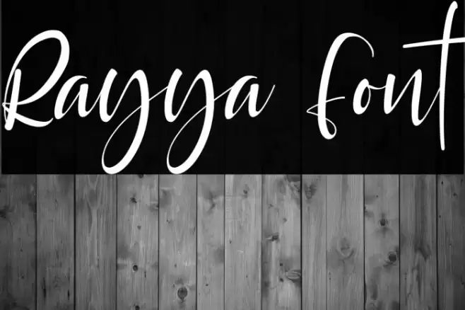 Rayya Font examples