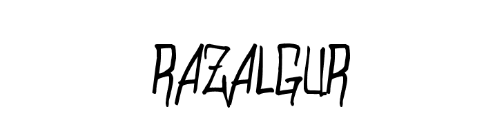 Razalgur  フリーフォントのダウンロード