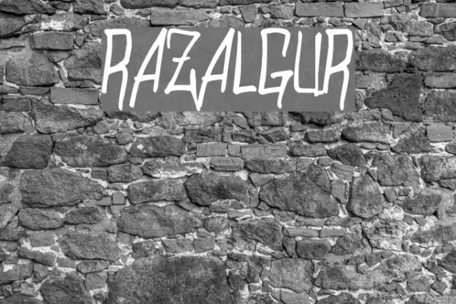 Razalgur Font examples