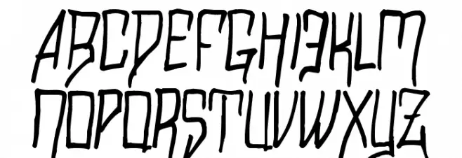 Razalgur Schriftart Kleinbuchstaben