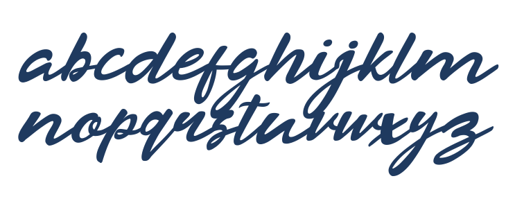 Razan Script Italic Lowercase