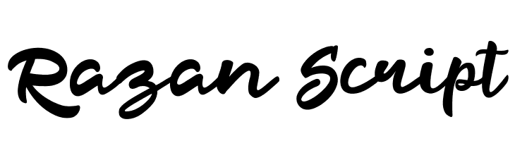 Razan Script  Скачать бесплатные шрифты