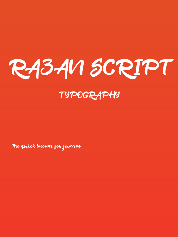 Razan Script Poster