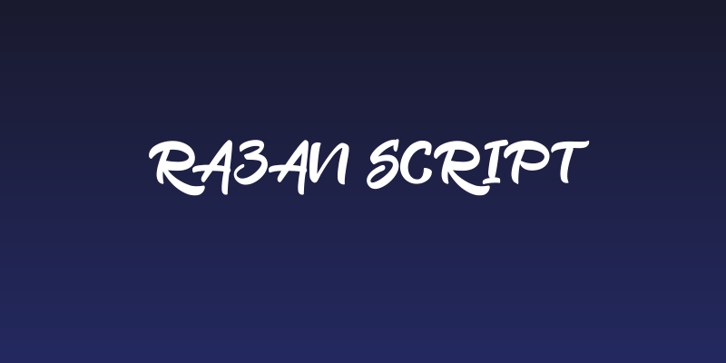 Razan Script Social Header