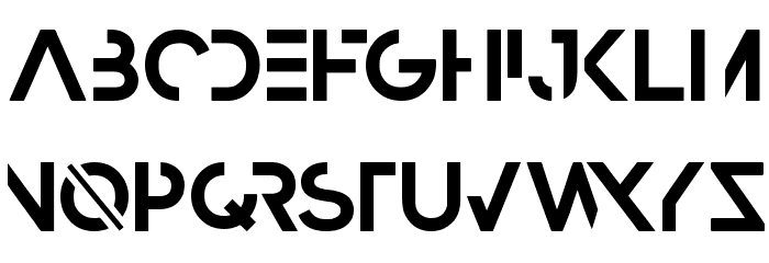 Razed Bold Font LOWERCASE