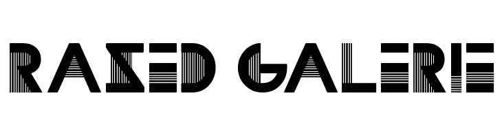 Razed Galerie  Скачать бесплатные шрифты