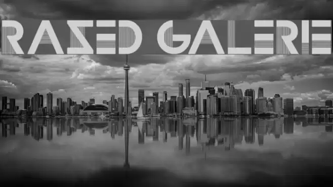 Razed Galerie Font examples