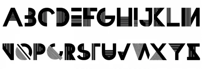 Razed Galerie Caratteri MINUSCOLO