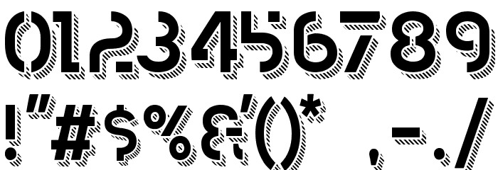 Razed Trend Font OTHER CHARS