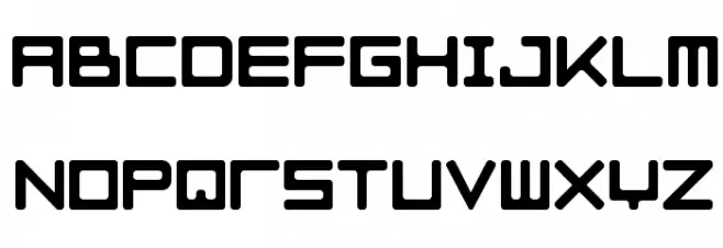Razer Blackwidow Font Шрифта ВЕРХНИЙ