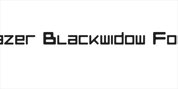 Razer Blackwidow Font Logo