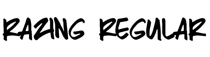 Razing Regular  免费字体下载