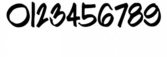 Razing Regular Font OTHER CHARS