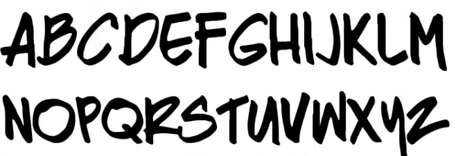 Razing Regular Шрифта ВЕРХНИЙ