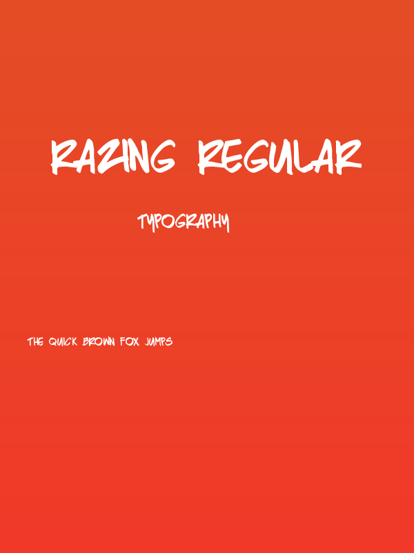 Razing Regular Poster