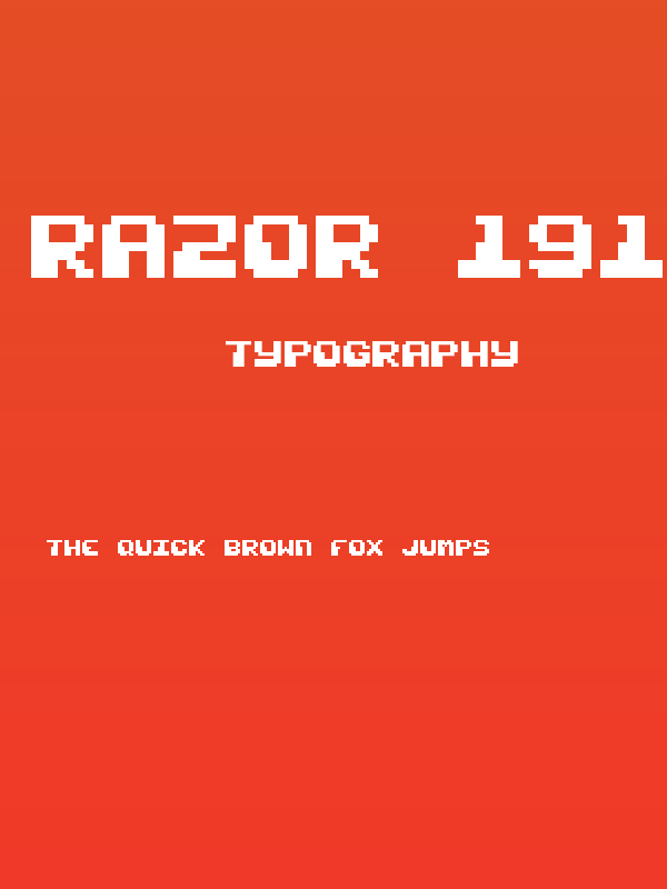 Razor 1911 Mini Poster