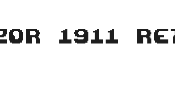Razor 1911 Retro Logo