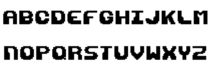 Razor 1911 Retro Font LOWERCASE
