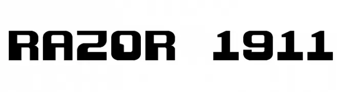 Razor 1911  Free Fonts Download