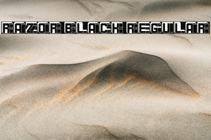 Razor Black Regular Example 2