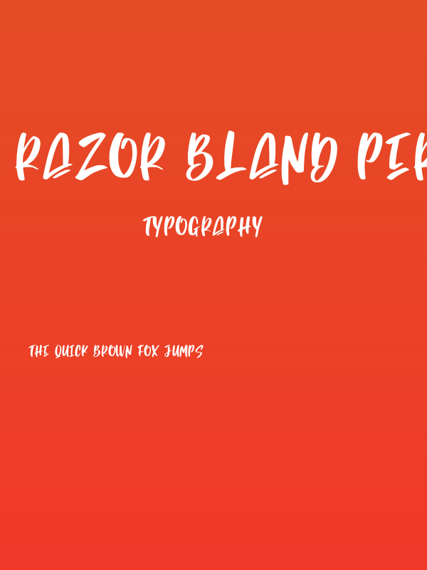 Razor Bland Personal Use Poster