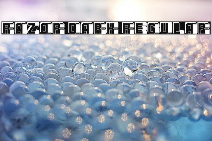 Razor Dark Regular Example 1