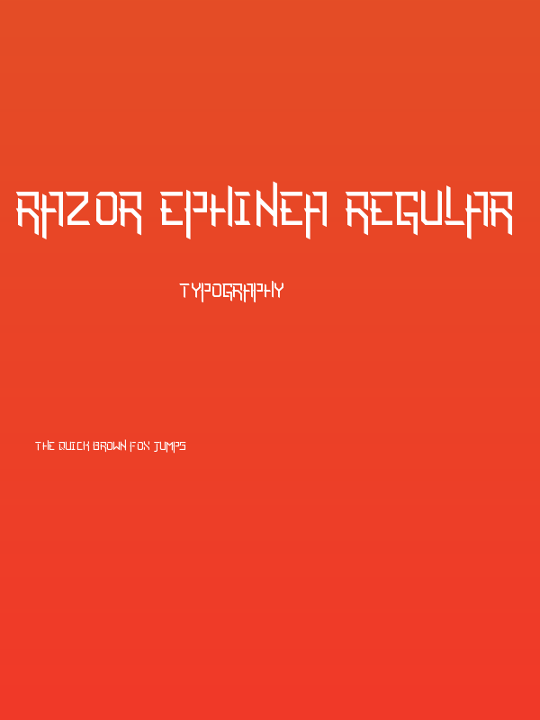 Razor Ephinea Regular Poster