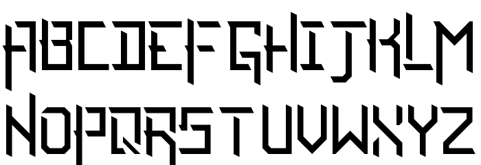 Razor Ephinea Regular Font LOWERCASE