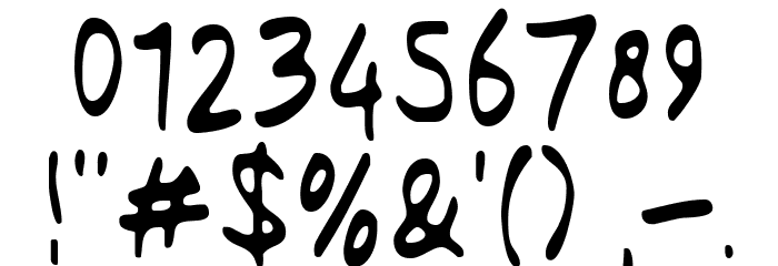 Razor Gueth Font OTHER CHARS