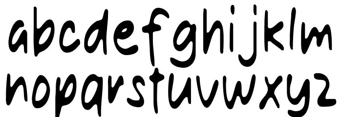 Razor Gueth Font LOWERCASE