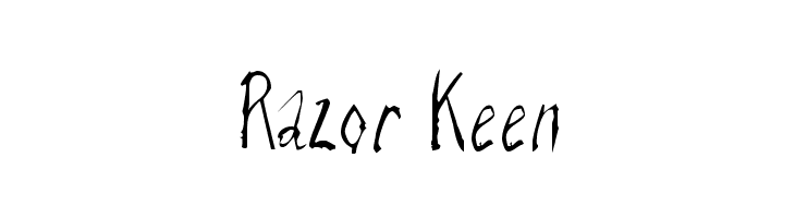Razor Keen Font